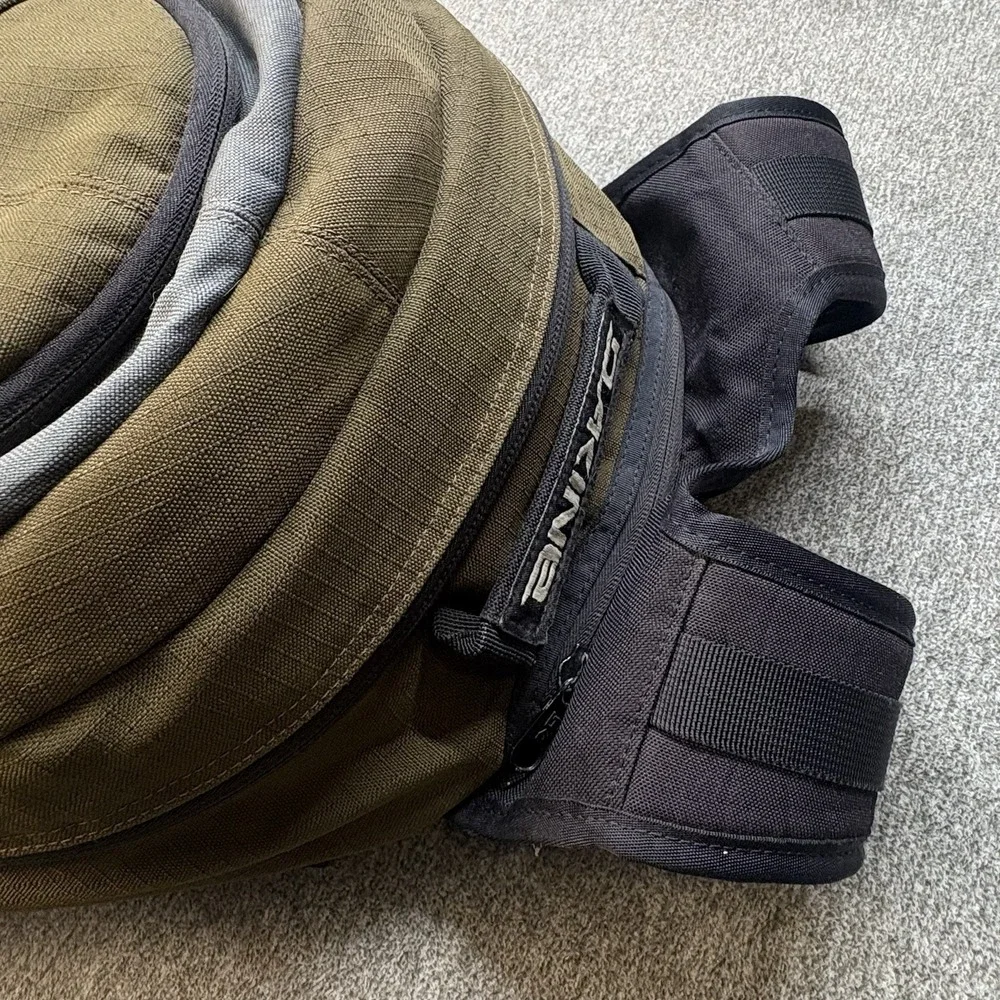 Dakine Element Backpack Brown Black Pockets Campus School Laptops Travel MTB